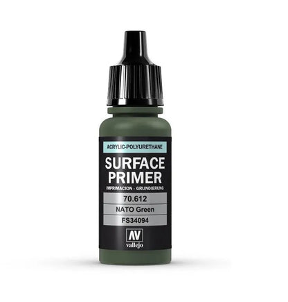 Vallejo Surface Primer NATO Green 17 ml 70612-Vallejo-Radaddel