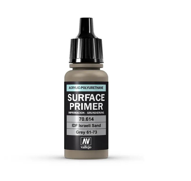Vallejo Surface Primer IDF Israeli Sand Grey 61-73 17 ml 70614-Vallejo-Radaddel