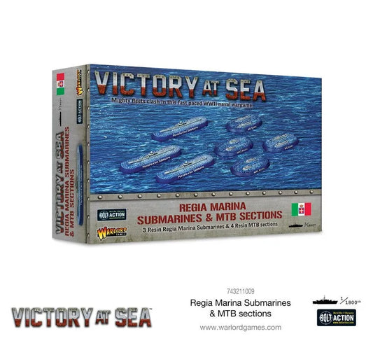 Regia Marina Submarines & MTB sections-Warlord Games-Radaddel