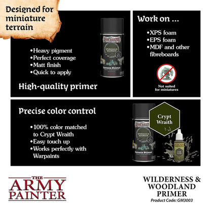 Gamemaster: Wilderness & Woodland Terrain Primer-The Army Painter-Radaddel