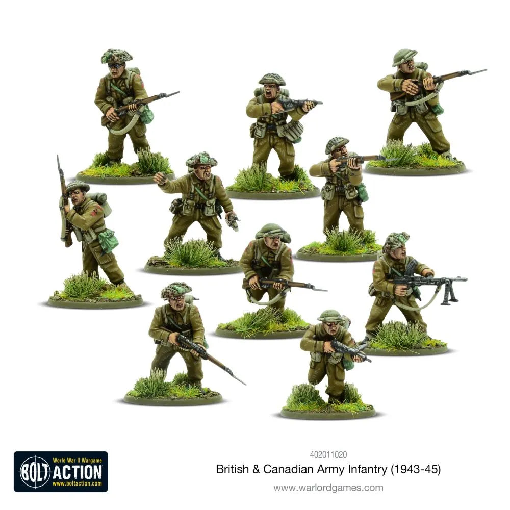 British & Canadian Army infantry (1943-45)-Warlord Games-Radaddel