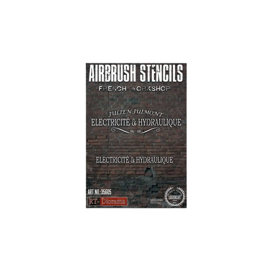 Stencil: French Workshop 1/35-AK-Interactive-Radaddel