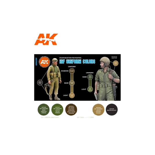 IDF Uniform Colors-AK-Interactive-Radaddel