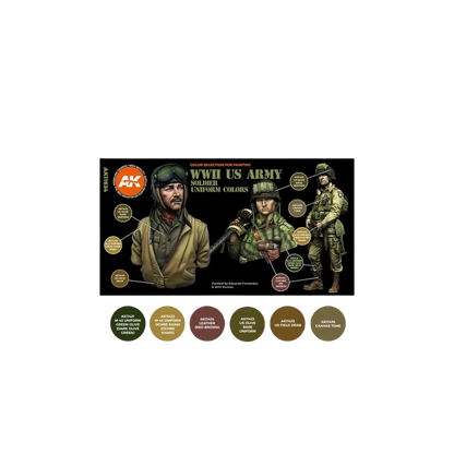 WWII US Army Soldier Uniform Colors-AK-Interactive-Radaddel