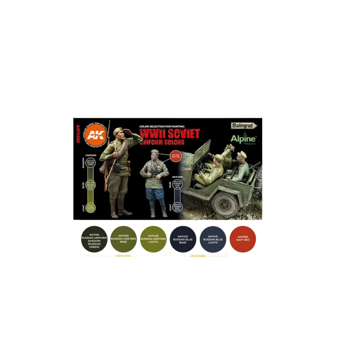 WWII Soviet Uniform Colors-AK-Interactive-Radaddel