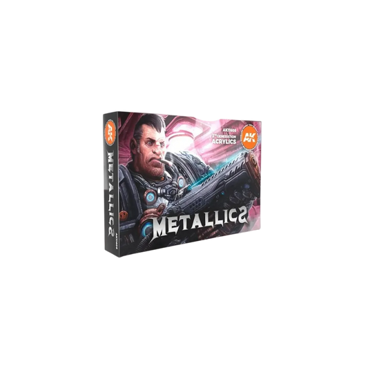 Metallics Colors Set-AK-Interactive-Radaddel