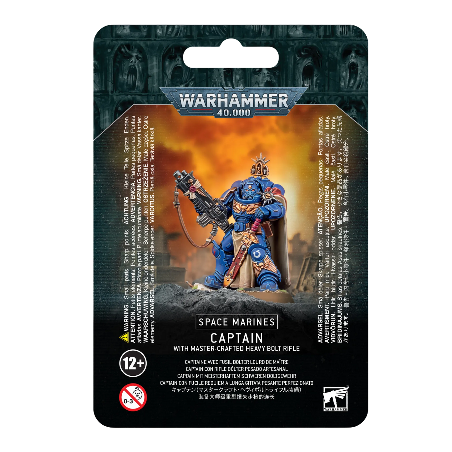 Space Marines: Captain with Master-Crafted Heavy Bolt Rifle-Games Workshop-Radaddel