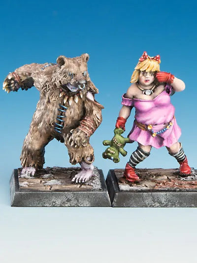 Bärbel und Herr Brummelz-Freebooter Miniatures-Radaddel