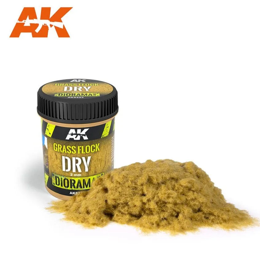Grass Flock 2mm Dry-AK-Interactive-Radaddel
