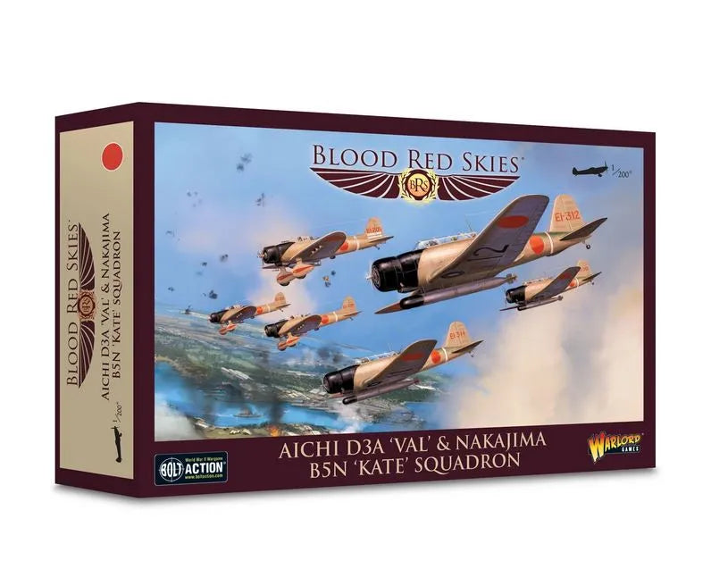 Aichi D3A Val & Nakajima B5N Kate Squadron-Warlord Games-Radaddel