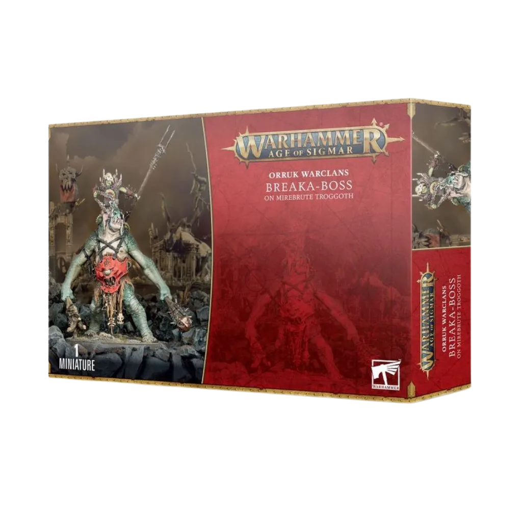 Orruk Warclans: Breaka-boss on Mirebrute Troggoth-Games Workshop-Radaddel