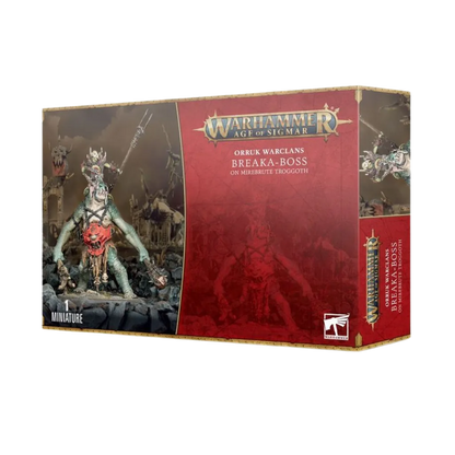 Orruk Warclans: Breaka-boss on Mirebrute Troggoth-Games Workshop-Radaddel