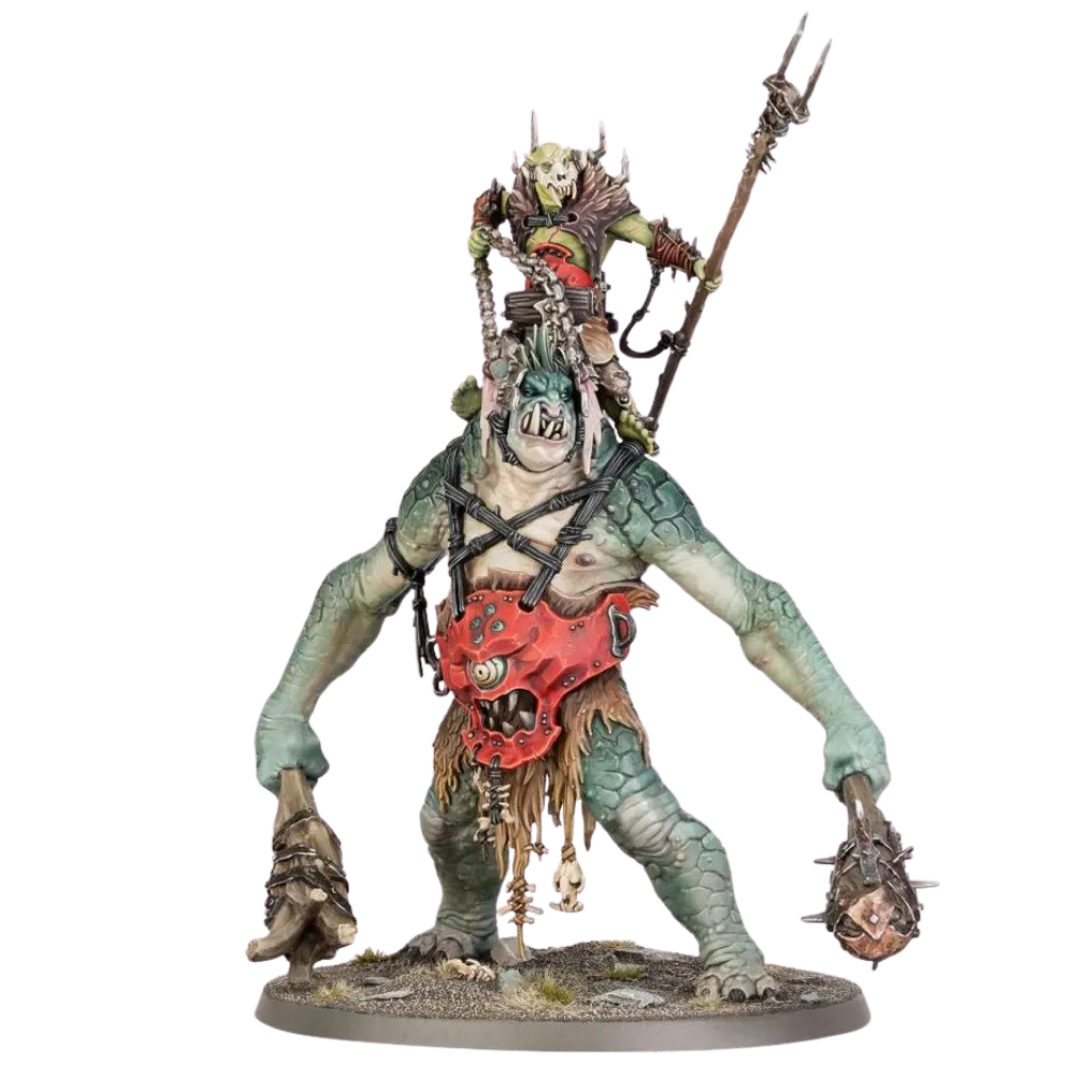 Orruk Warclans: Breaka-boss on Mirebrute Troggoth-Games Workshop-Radaddel
