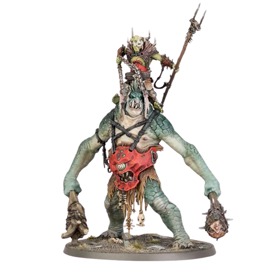 Orruk Warclans: Breaka-boss on Mirebrute Troggoth-Games Workshop-Radaddel