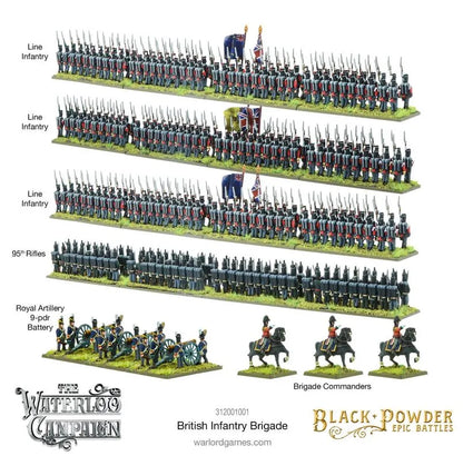 Epic Battles: Waterloo - British Infantry Brigade-Warlord Games-Radaddel