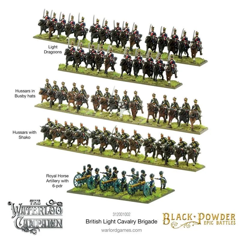 Epic Battles: Waterloo - British Light Cavalry Brigade-Warlord Games-Radaddel
