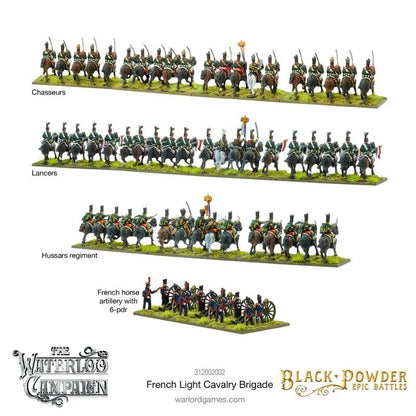 Epic Battles: Waterloo - French Light Cavalry Brigade-Warlord Games-Radaddel