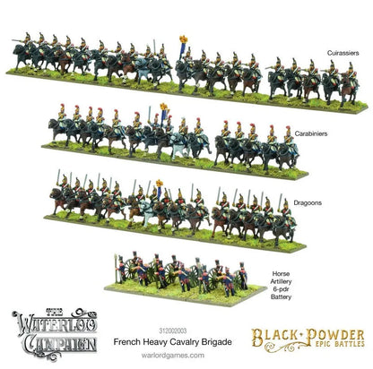 Epic Battles: Waterloo - French Heavy Cavalry Brigade-Warlord Games-Radaddel