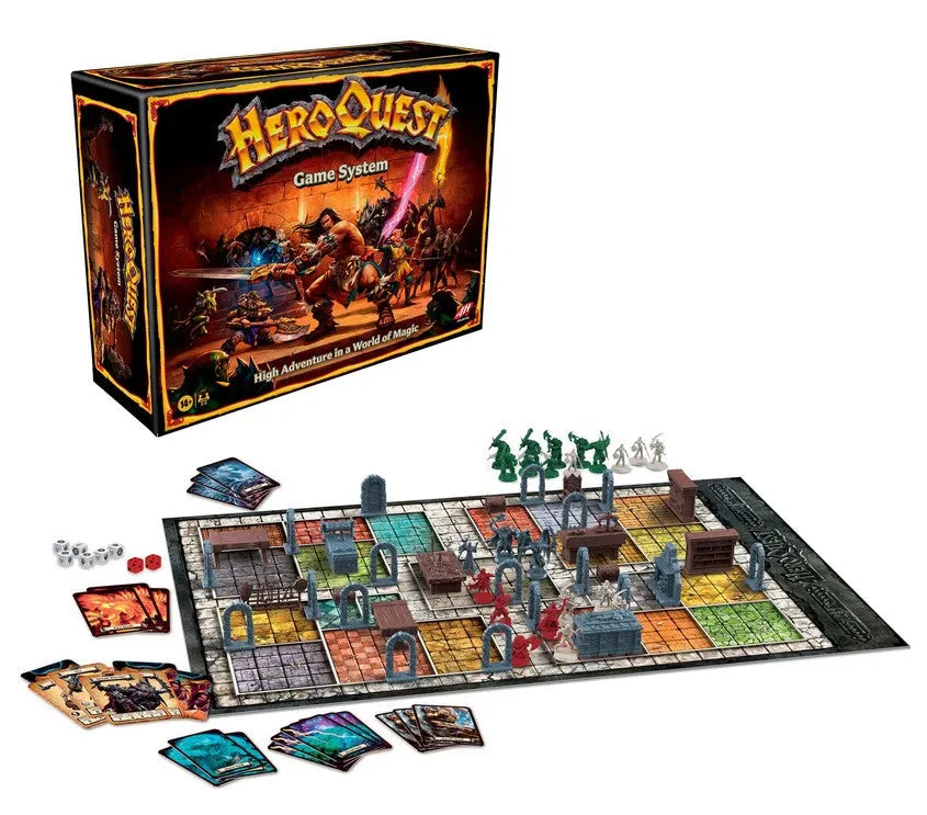 HeroQuest Brettspiel (englisch)-Hasbro-Radaddel
