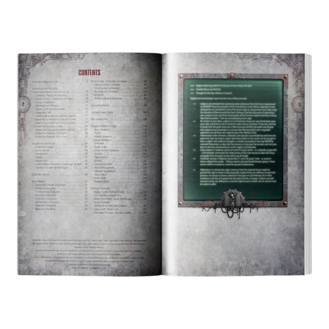 Necromunda: Book of the Outcast-Games Workshop-Radaddel