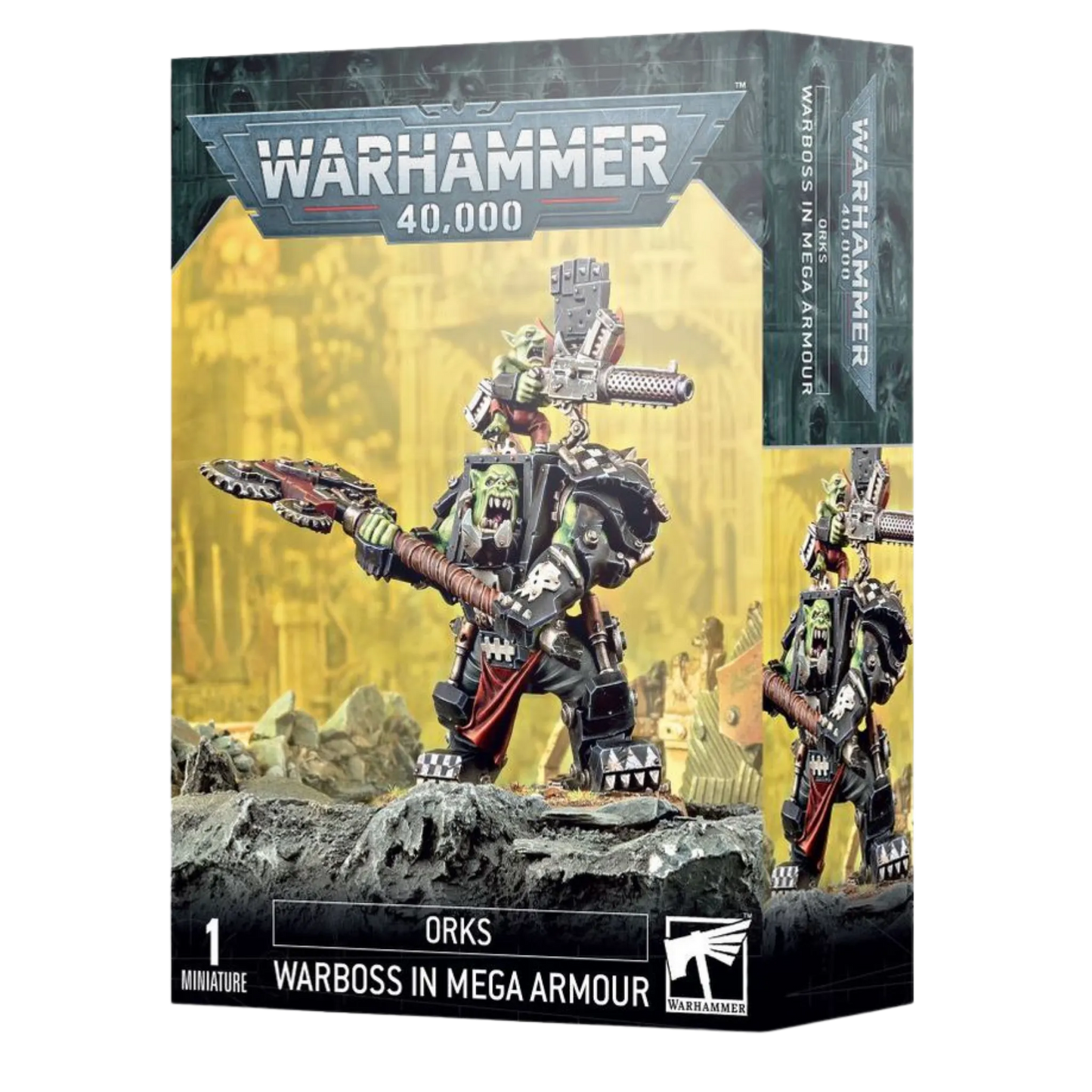 Orks: Warboss in Mega Armour-Games Workshop-Radaddel