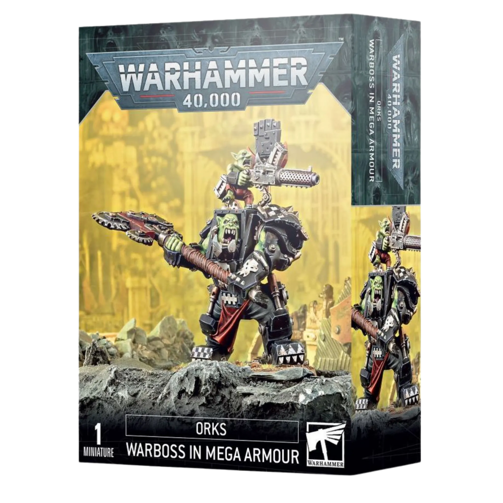 Orks: Warboss in Mega Armour-Games Workshop-Radaddel
