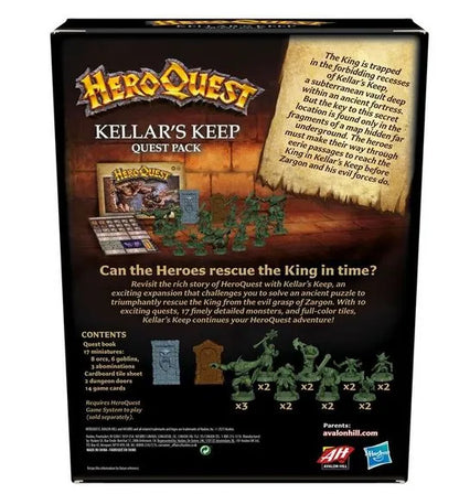 HeroQuest Kellar's Keep Expansion - EN-Hasbro-Radaddel