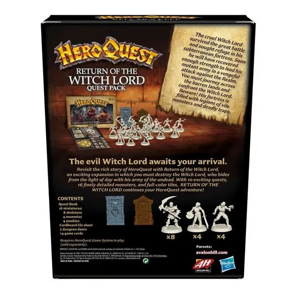 HeroQuest Return of the Witch Lord Expansion- EN-Hasbro-Radaddel
