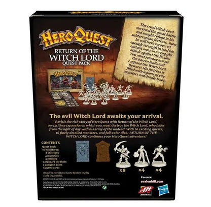 HeroQuest Return of the Witch Lord Expansion- EN-Hasbro-Radaddel