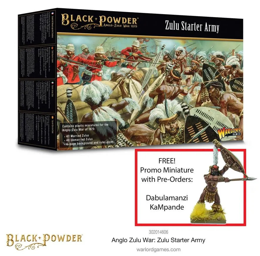 Anglo-Zulu-War: Zulu Starter Army-Warlord Games-Radaddel
