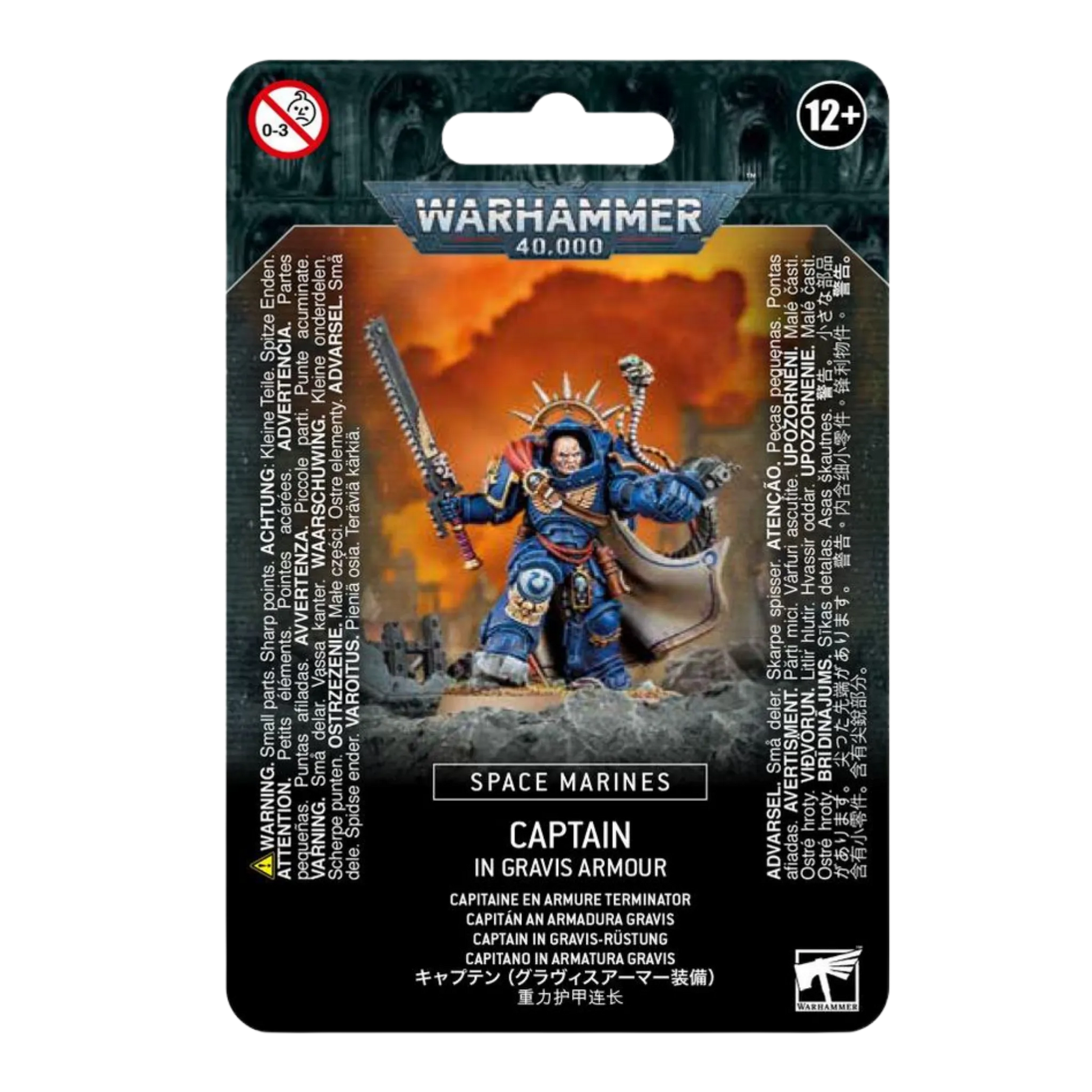Space Marines: Captain in Gravis Armour-Games Workshop-Radaddel