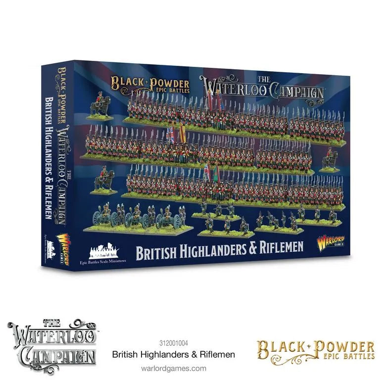Epic Battles: British Highlanders & Riflemen-Warlord Games-Radaddel