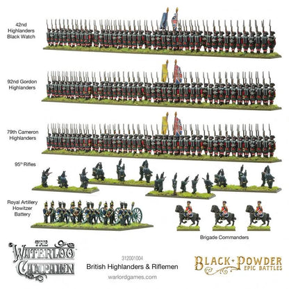 Epic Battles: British Highlanders & Riflemen-Warlord Games-Radaddel