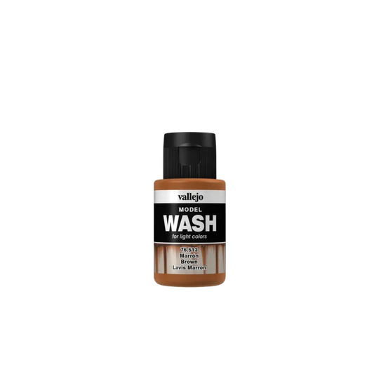 Model Color Brown Wash 513-Vallejo-Radaddel