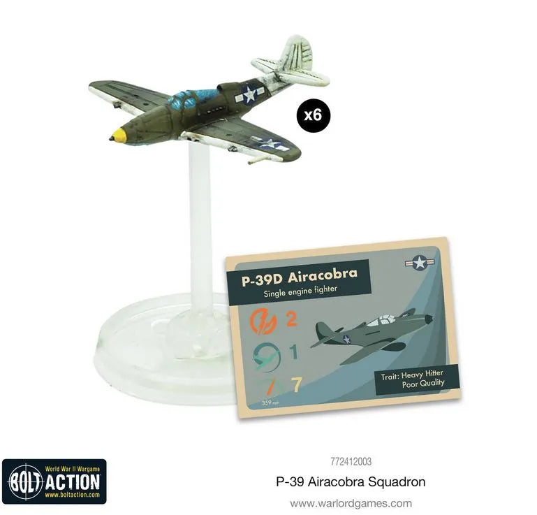 P-39 Airacobra Squadron-Warlord Games-Radaddel