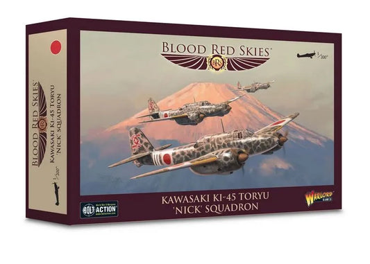 Kawasaki Ki-45 Toryu 'Nick' Squadron-Warlord Games-Radaddel