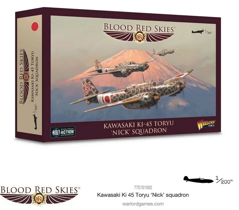 Kawasaki Ki-45 Toryu 'Nick' Squadron-Warlord Games-Radaddel