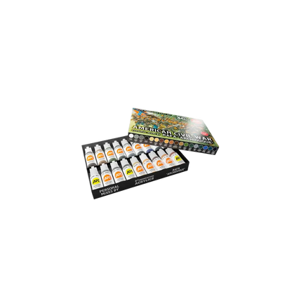 Signature Set - Rafa 'Archiduque' - Special 28mm American Civil War Paint Set-AK-Interactive-Radaddel