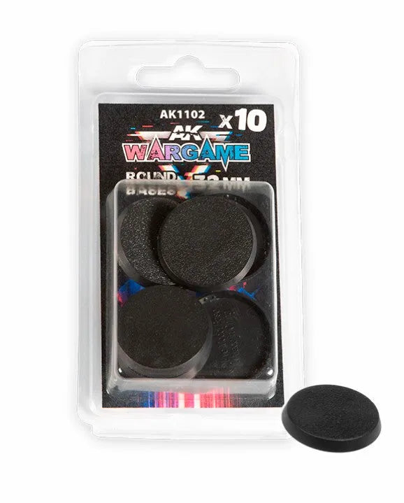 Round Base 32mm x10 Units-AK-Interactive-Radaddel