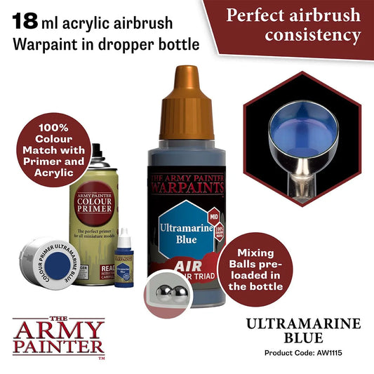 Air Warpaint Ultramarine Blue (17)-The Army Painter-Radaddel