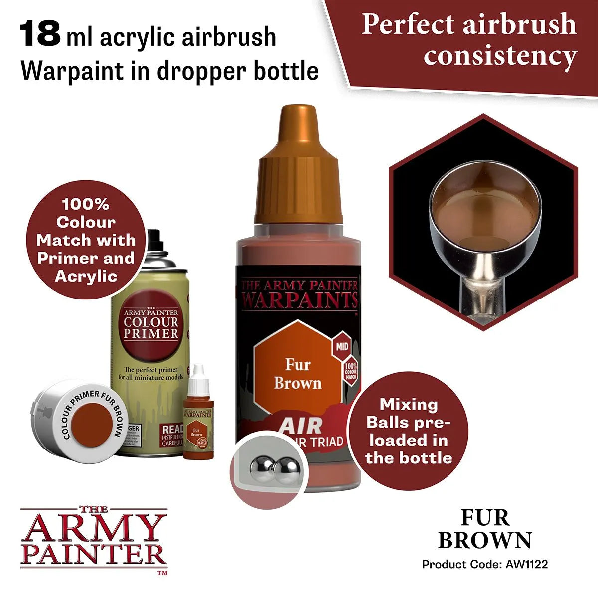 Air Warpaint Fur Brown (89)-The Army Painter-Radaddel