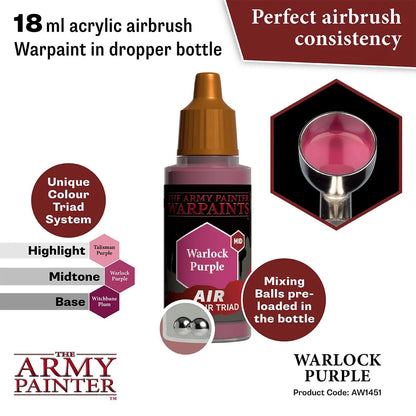 Air Warpaint Warlock Purple (74)-The Army Painter-Radaddel