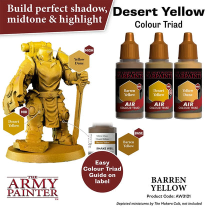 Air Warpaint Barren Yellow (70)-The Army Painter-Radaddel