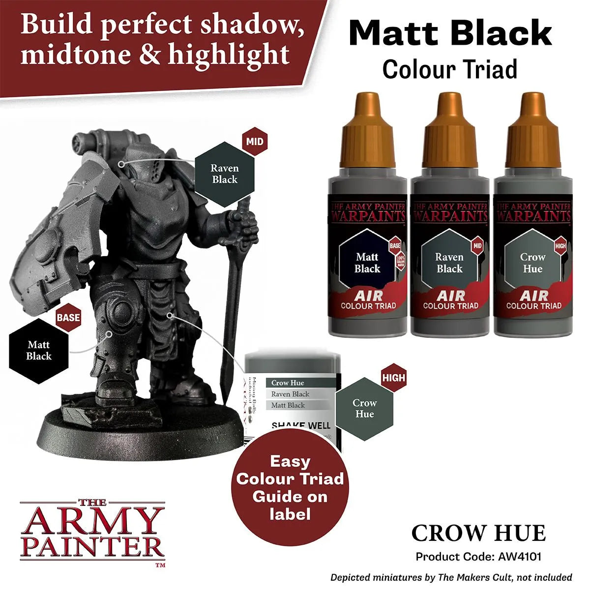 Air Warpaint Crow Hue (03)-The Army Painter-Radaddel