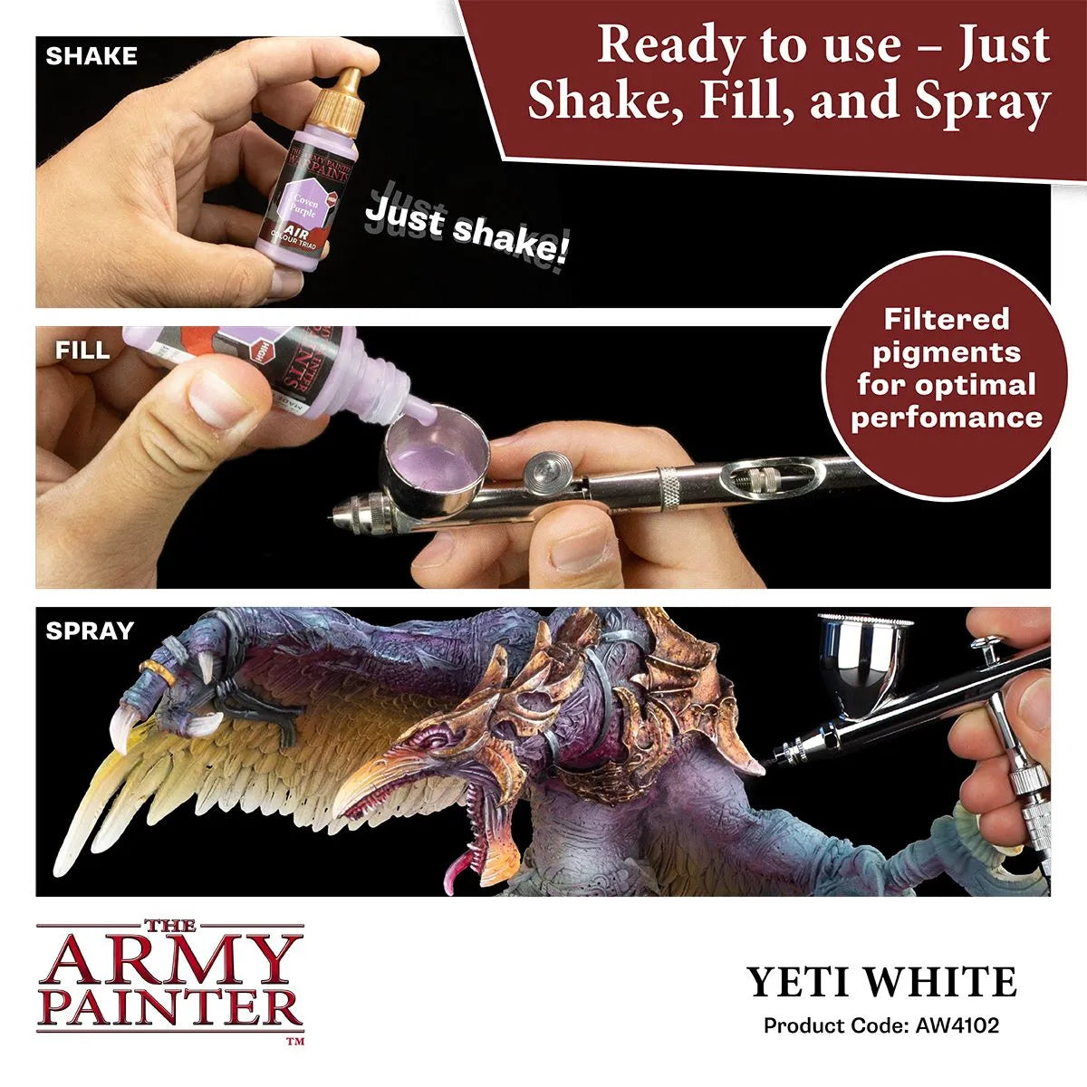 Air Warpaint Yeti White (08)-The Army Painter-Radaddel