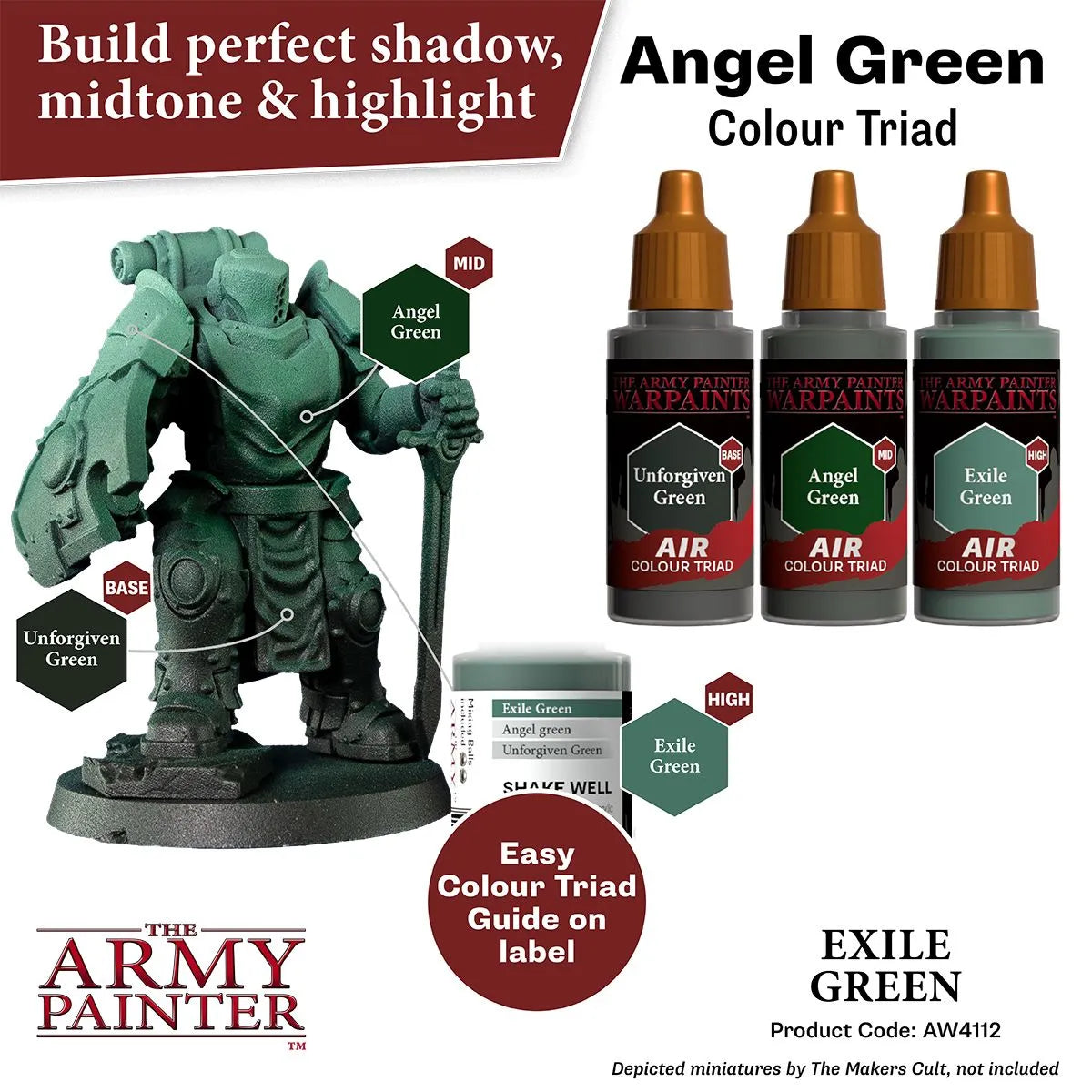 Air Warpaint Exile Green (21)-The Army Painter-Radaddel