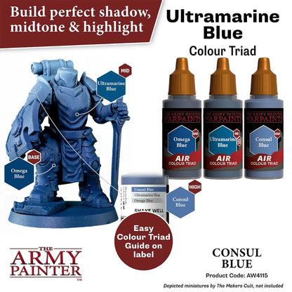 Air Warpaint Consul Blue (18)-The Army Painter-Radaddel