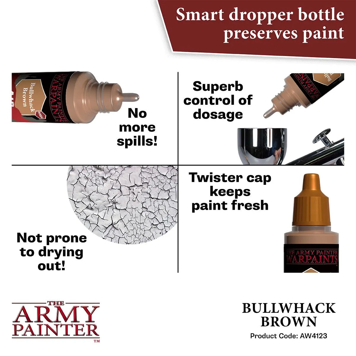 Air Warpaint Bullwhack Brown (87)-The Army Painter-Radaddel