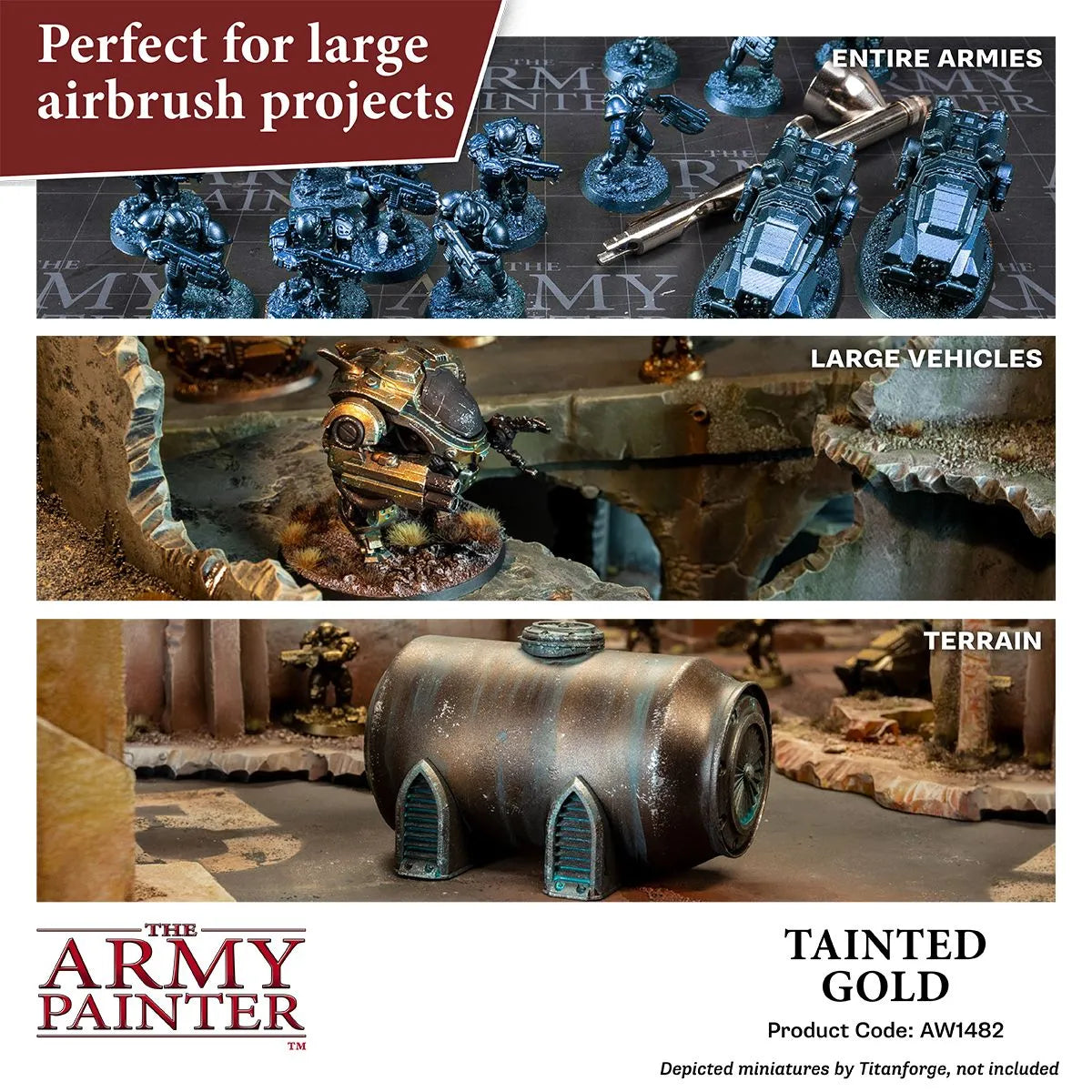 Air Warpaint Tainted Gold (120)-The Army Painter-Radaddel