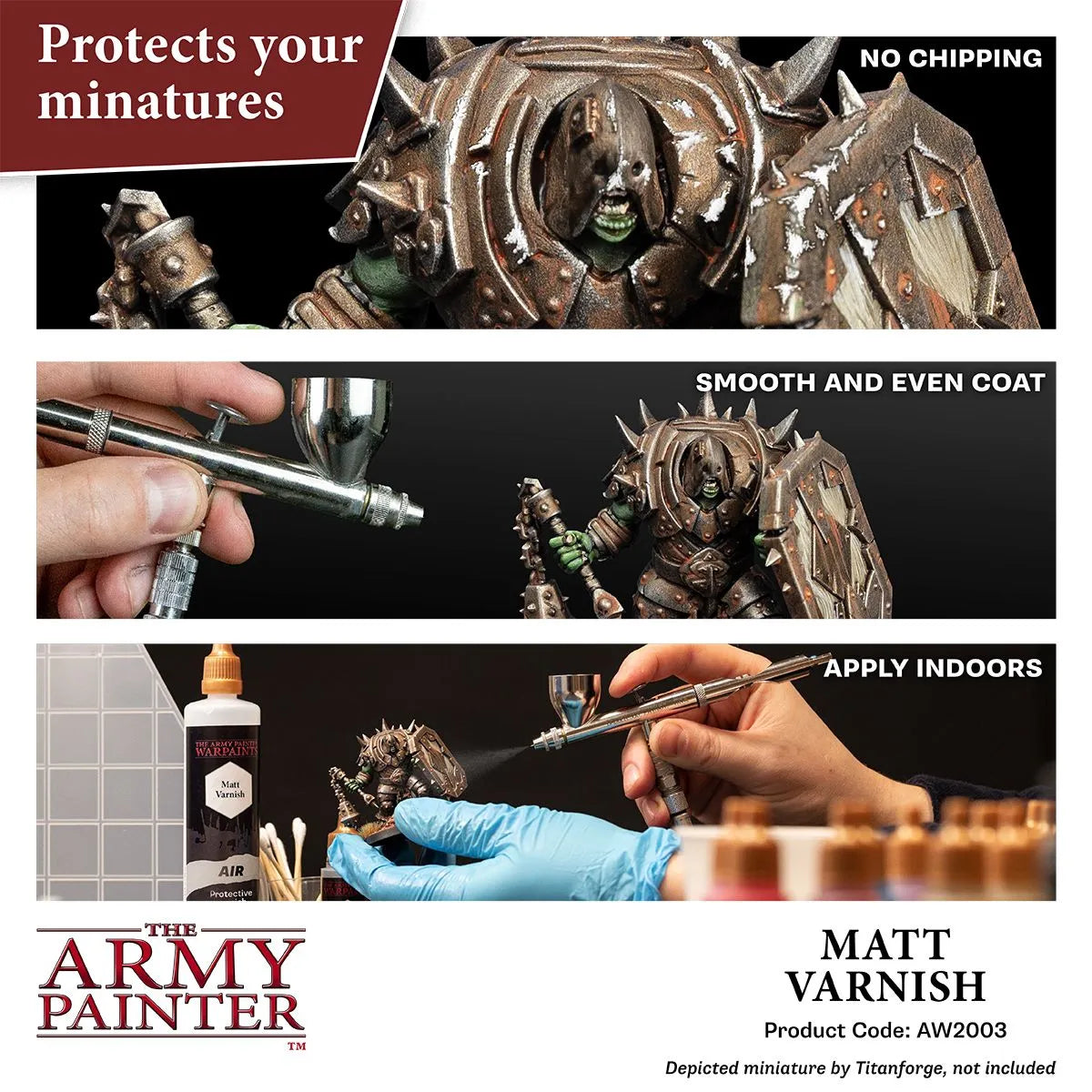 Air Anti-shine Matt Varnish, 100 ml-The Army Painter-Radaddel